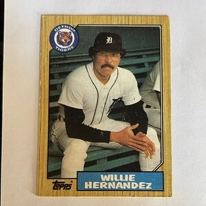 Detroit Tigers Willie Hernandez Baseball Card
